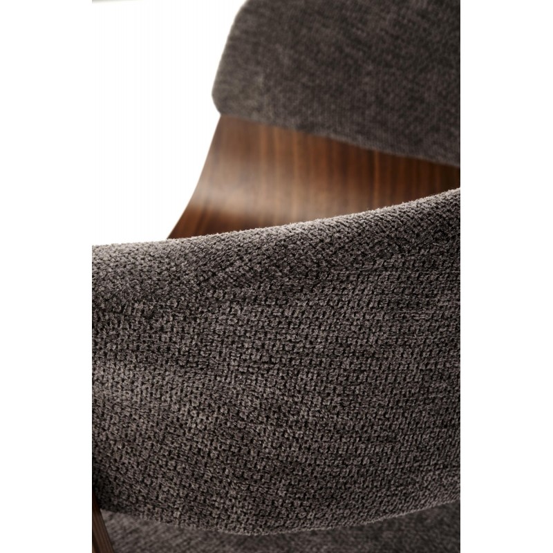 Krzesło z giętego drewna Venus popielaty/orzechowy