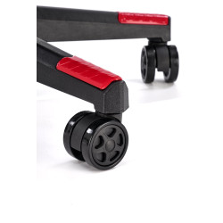 NITRO 2 fotel gabinetowy tkanina, czerwony / czarny NITRO 2 fotel gabinetowy tkanina, czerwony / czarny