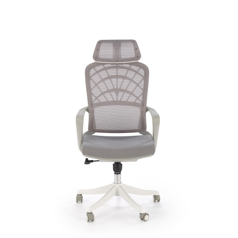 VESUVIO 2 fotel gabinetowy popielaty / biały