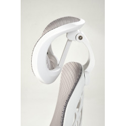 VESUVIO 2 fotel gabinetowy popielaty / biały VESUVIO 2 fotel gabinetowy popielaty / biały