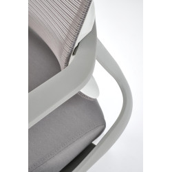 VESUVIO 2 fotel gabinetowy popielaty / biały VESUVIO 2 fotel gabinetowy popielaty / biały
