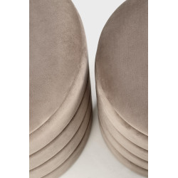 PACHO zestaw 2 puf, beżowy PACHO zestaw 2 puf, beżowy