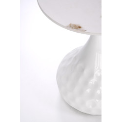 VERDE  ława biały marmur / biały VERDE  ława biały marmur / biały