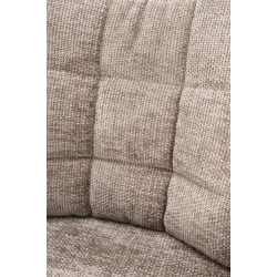 Krzesło obrotowe Funchal beżowy/czarne nogi Krzesło obrotowe Funchal beżowy/czarne nogi