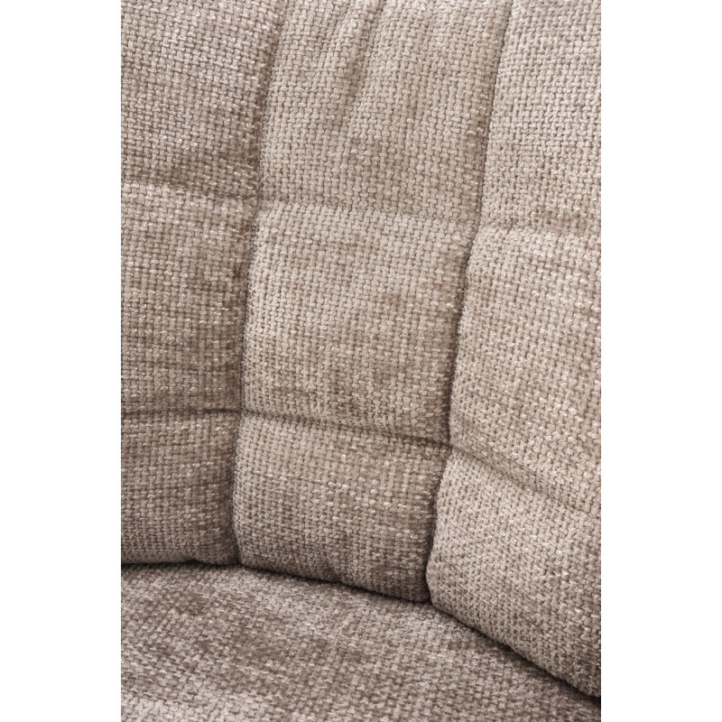 Krzesło obrotowe Funchal beżowy/czarne nogi