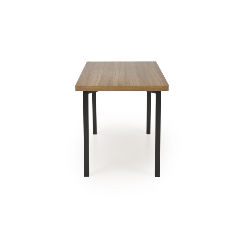 MILTON zestaw stół + 4 krzesła, naturalny / czarny