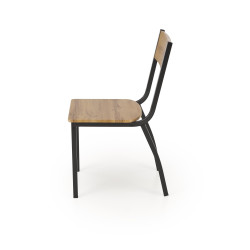 MILTON zestaw stół + 4 krzesła, naturalny / czarny MILTON zestaw stół + 4 krzesła, naturalny / czarny