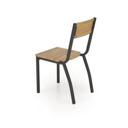 MILTON zestaw stół + 4 krzesła, naturalny / czarny MILTON zestaw stół + 4 krzesła, naturalny / czarny