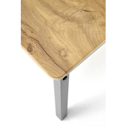 MILTON zestaw stół + 4 krzesła, naturalny / czarny MILTON zestaw stół + 4 krzesła, naturalny / czarny