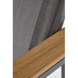 Krzesło bujane ogrodowe Zlatan ciemny popiel Krzesło bujane ogrodowe Zlatan ciemny popiel