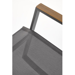 Krzesło bujane ogrodowe Zlatan ciemny popiel Krzesło bujane ogrodowe Zlatan ciemny popiel