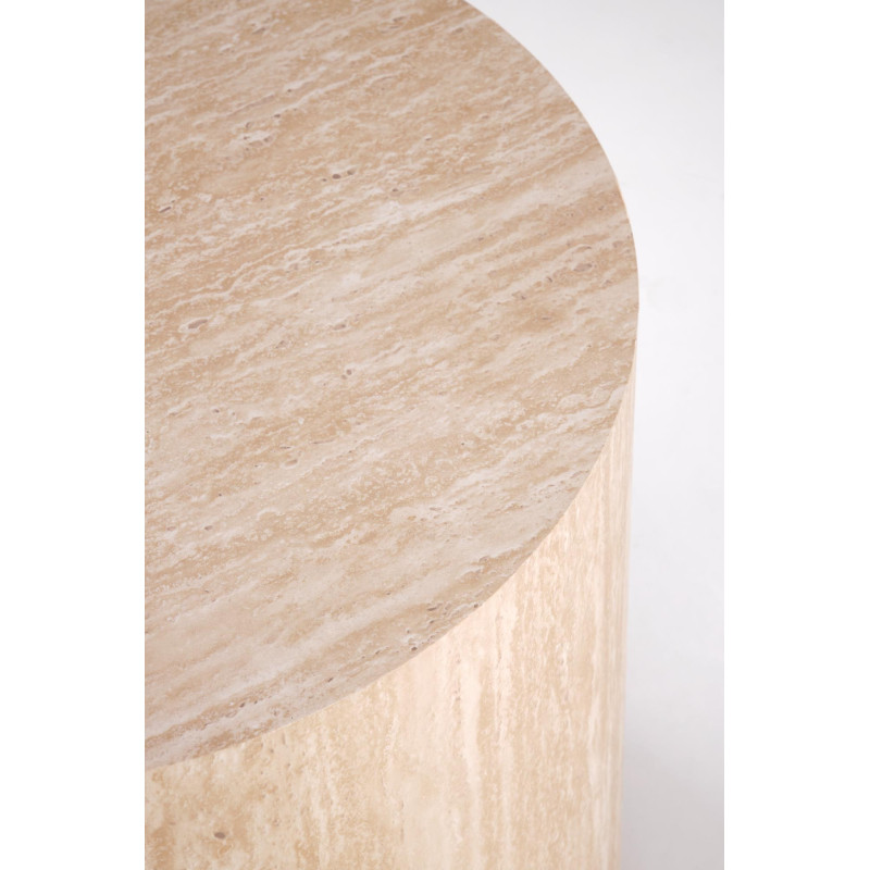 TRAVERTINO_S OKRĄGŁA ława, trawertyn