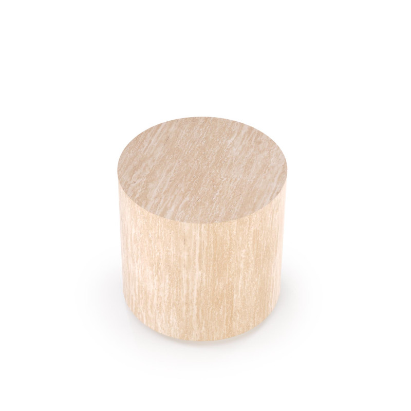 TRAVERTINO_S OKRĄGŁA ława, trawertyn