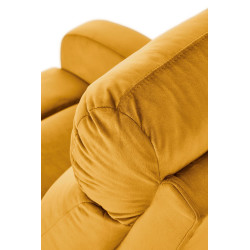 WONDER fotel rozkładany z funkcja kołyski, musztardowy