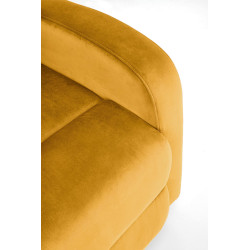 WONDER fotel rozkładany z funkcja kołyski, musztardowy