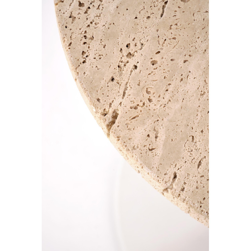 TRAVERSO S ława, trawertyn / biały