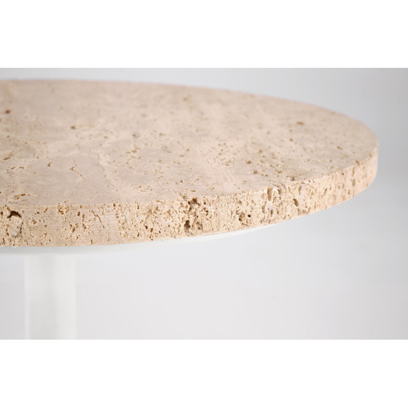 TRAVERSO S ława, trawertyn / biały