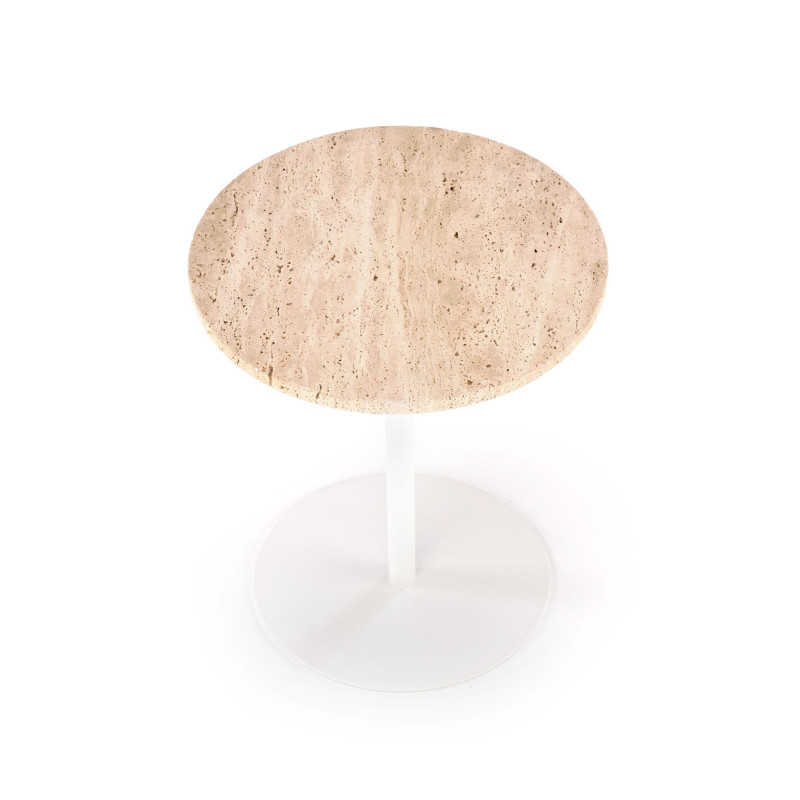 TRAVERSO S ława, trawertyn / biały