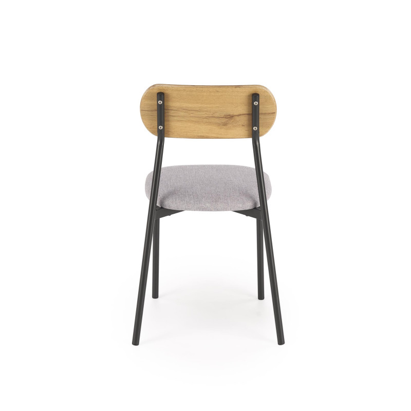 NANDO zestaw stół + 2 krzesła, naturalny / czarny