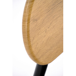 NANDO zestaw stół + 2 krzesła, naturalny / czarny NANDO zestaw stół + 2 krzesła, naturalny / czarny