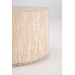 TRAVERTINO OKRĄGŁA ława, trawertyn