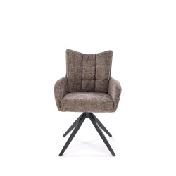 Krzesło obrotowe Funchal popiel/czarne nogi Krzesło obrotowe Funchal popiel/czarne nogi