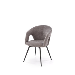 Krzesło obrotowe Aveiro popiel/czarne nogi