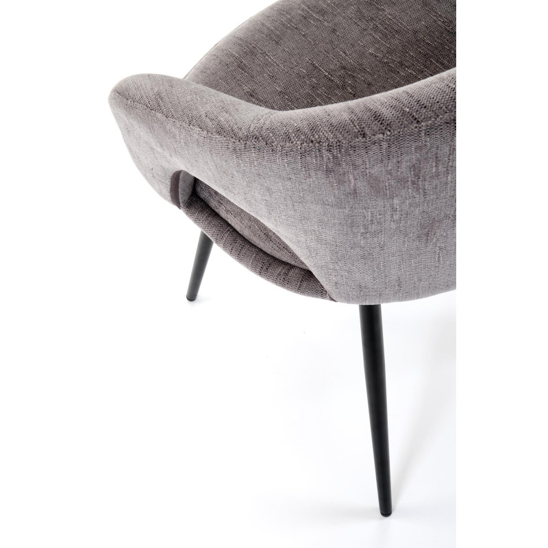 Krzesło obrotowe Aveiro popiel/czarne nogi