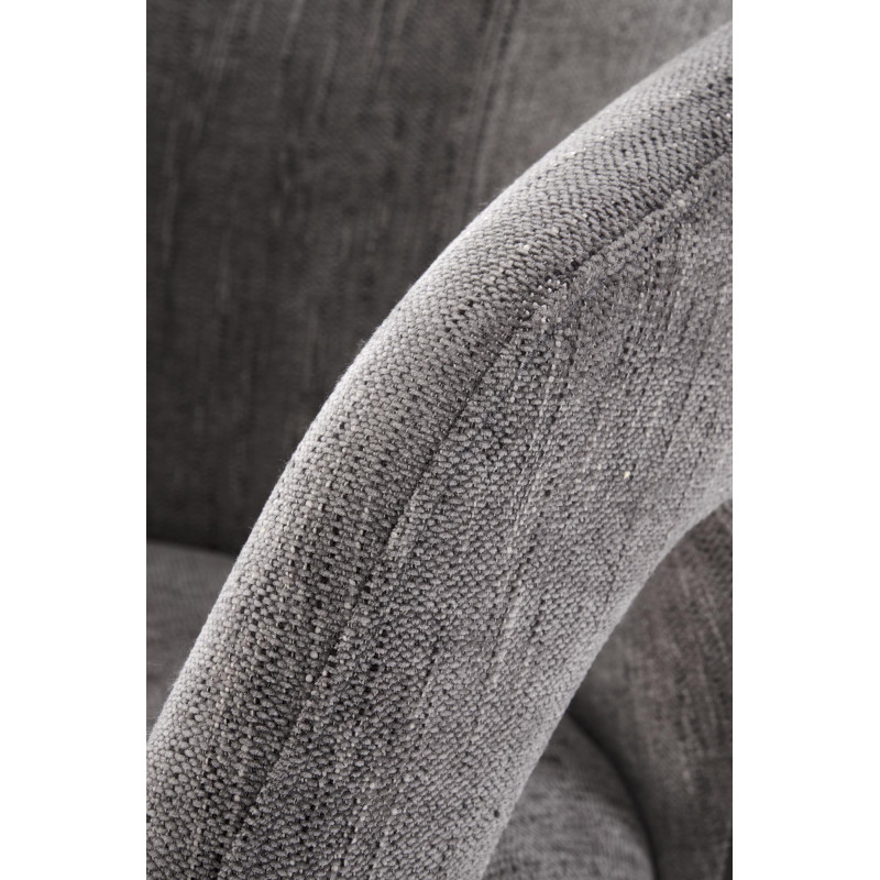 Krzesło obrotowe Aveiro popiel/czarne nogi