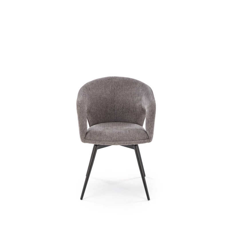 Krzesło obrotowe Aveiro popiel/czarne nogi