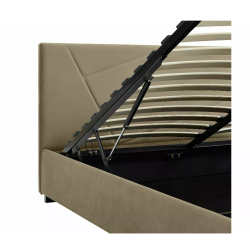 ŁÓŻKO COLUMBIA VELVET 140X200 KOLOR BEŻ BLUVEL 28 ŁÓŻKO COLUMBIA VELVET 140X200 KOLOR BEŻ BLUVEL 28