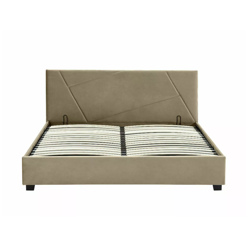 ŁÓŻKO COLUMBIA VELVET 140X200 KOLOR BEŻ BLUVEL 28