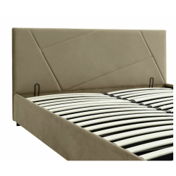 ŁÓŻKO COLUMBIA VELVET 160X200 KOLOR BEŻ BLUVEL 28 ŁÓŻKO COLUMBIA VELVET 160X200 KOLOR BEŻ BLUVEL 28