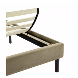 ŁÓŻKO COLUMBIA VELVET 160X200 KOLOR BEŻ BLUVEL 28 ŁÓŻKO COLUMBIA VELVET 160X200 KOLOR BEŻ BLUVEL 28