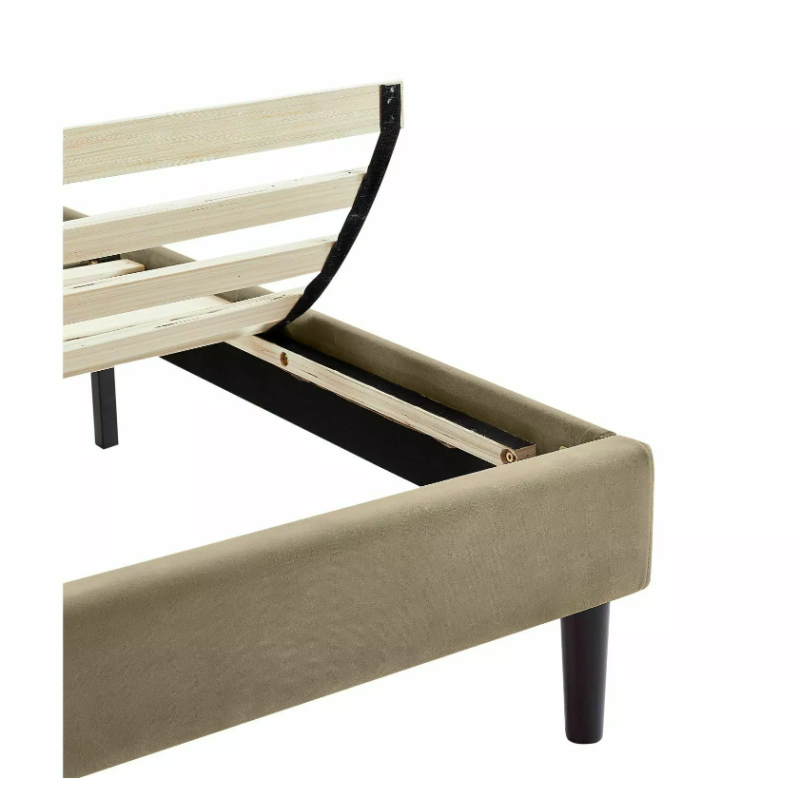 ŁÓŻKO COLUMBIA VELVET 160X200 KOLOR BEŻ BLUVEL 28