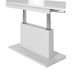 Busetti Ława Blat: Biały Mat, Nogi: Biały Mat