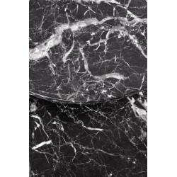 Oreo Zestaw Dwóch Ław Czarny Marmur / Czarny