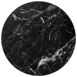 Oreo Zestaw Dwóch Ław Czarny Marmur / Czarny