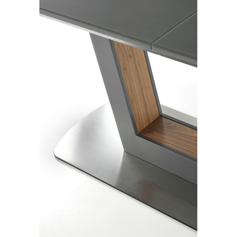 Bilotti Stół Rozkładany Antracytowy Mat / Orzech