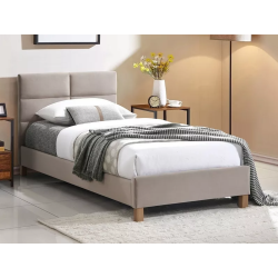 ŁÓŻKO SIERRA VELVET 90x200 KOLOR BEŻ/DĄB TAP. BLUVEL 28 ŁÓŻKO SIERRA VELVET 90x200 KOLOR BEŻ/DĄB TAP. BLUVEL 28