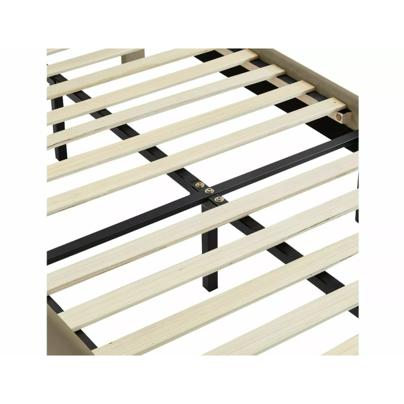 ŁÓŻKO SAVANA VELVET 160X200 KOLOR BEŻ BLUVEL 28