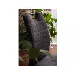 KRZESŁO RIP BREGO CZARNY STELAŻ/ C.SZARY 18