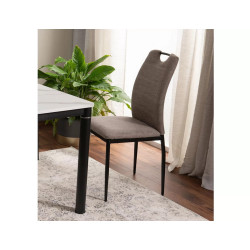 KRZESŁO RIP BREGO CZARNY STELAŻ/ BEŻ 34