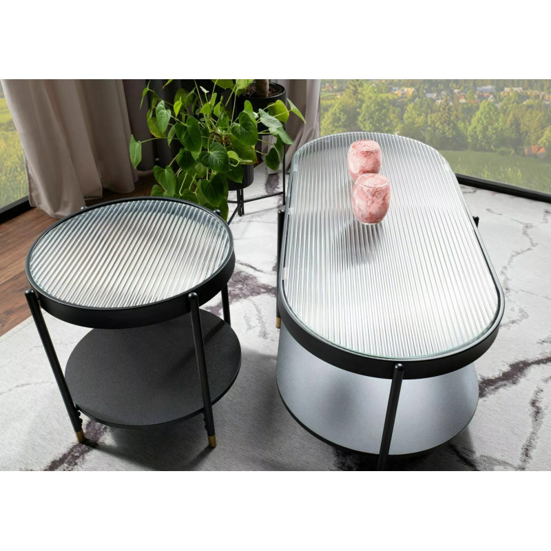 ŁAWA LAGUNA A BIAŁY/CZARNY FI45