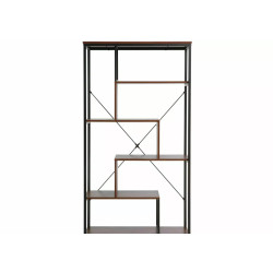 REGAŁ NET A CIEMNY ORZECH/CZARNY