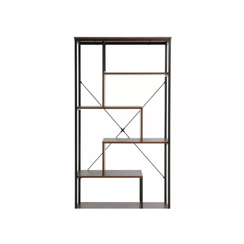 REGAŁ NET A CIEMNY ORZECH/CZARNY