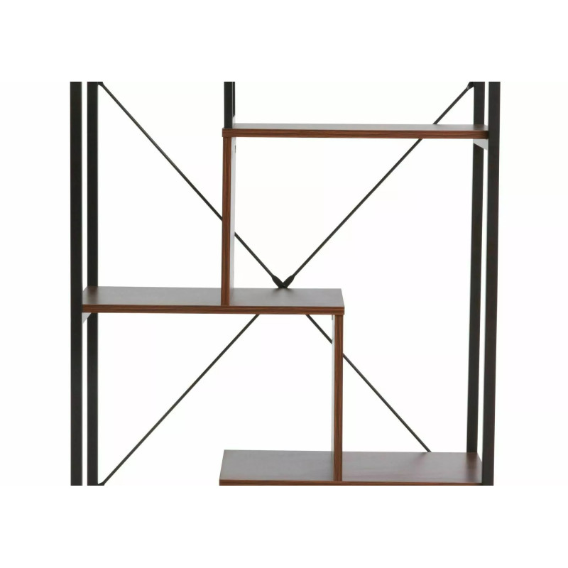 REGAŁ NET A CIEMNY ORZECH/CZARNY