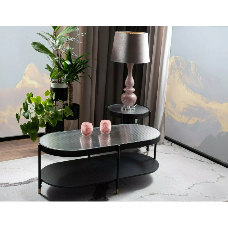 ŁAWA LAGUNA B BIAŁY/CZARNY 110X50