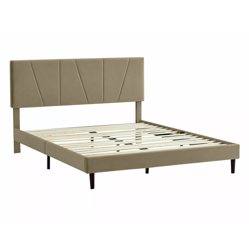 ŁÓŻKO SAVANA VELVET 120X200 KOLOR BEŻ BLUVEL 28