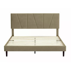 ŁÓŻKO SAVANA VELVET 160X200 KOLOR BEŻ BLUVEL 28 ŁÓŻKO SAVANA VELVET 160X200 KOLOR BEŻ BLUVEL 28